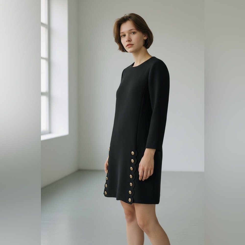 Chloe black shift dress - Picture 6 of 15
